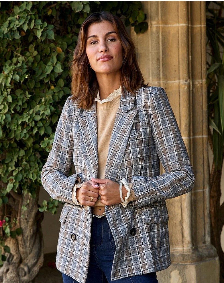 Ropa Polin et moi | Blazer Cuadros Candida