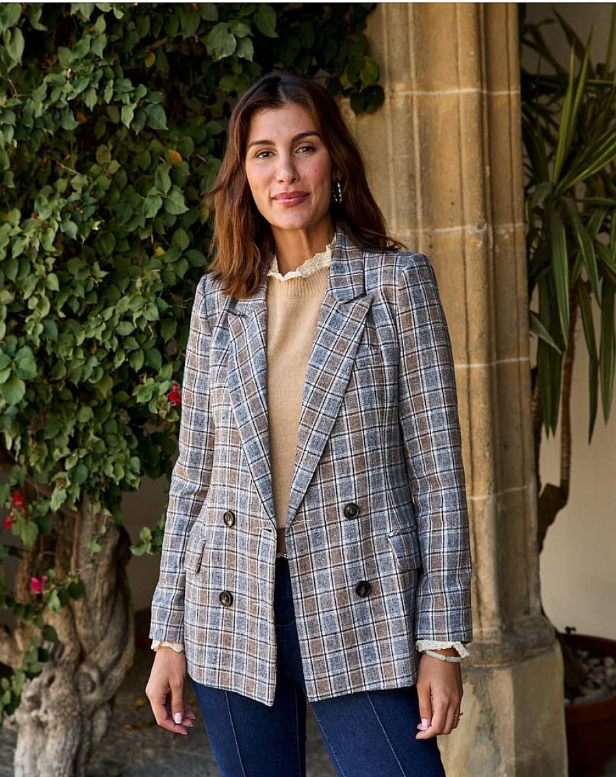 Ropa Polin et moi | Blazer Cuadros Candida